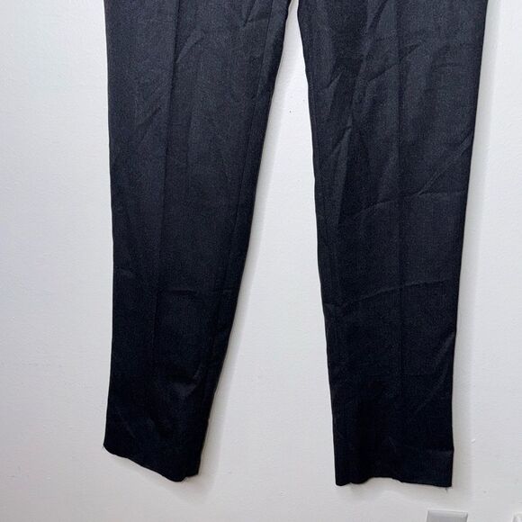 Vigano 1959 Dress Pants Mens 38 Unhemmed Dark Gray 100% Wool - Picture 4 of 10